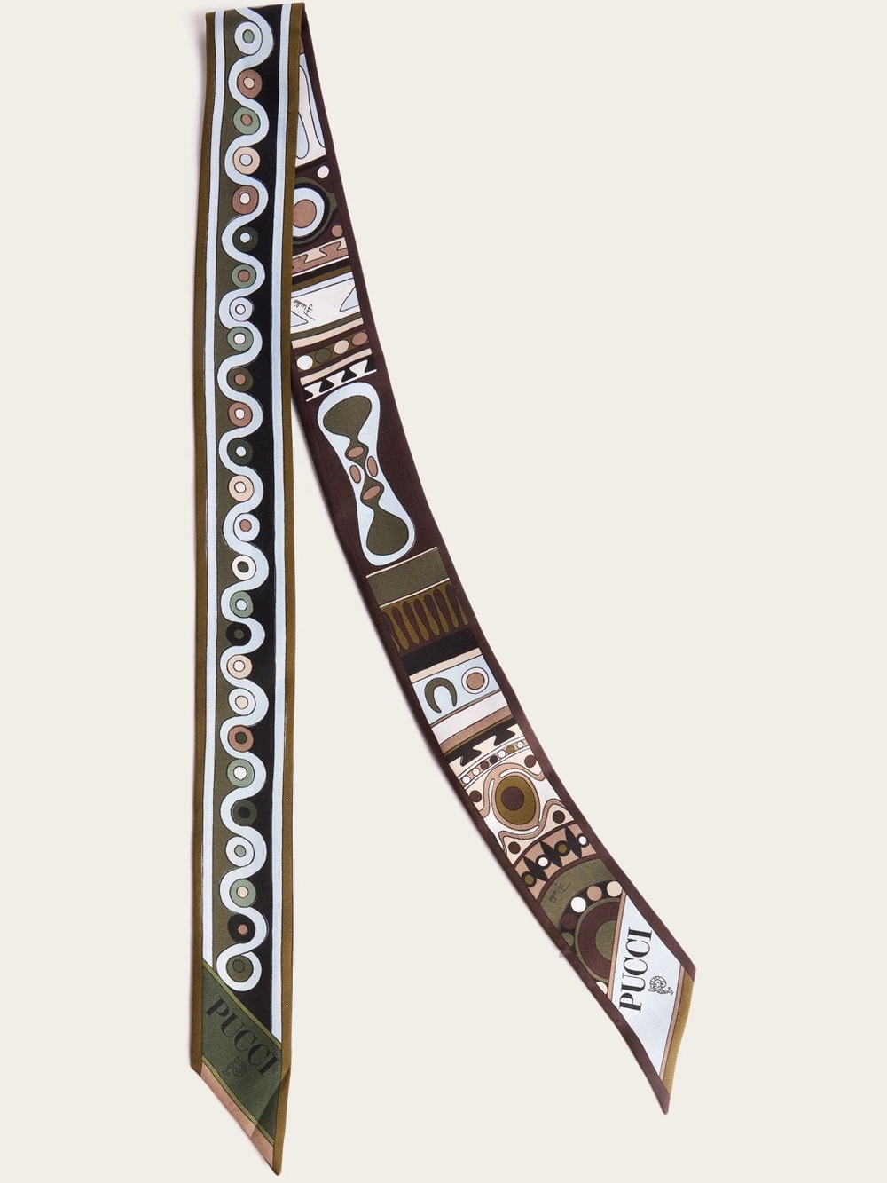 PUCCI PRINT SILK TWILLY SCARF